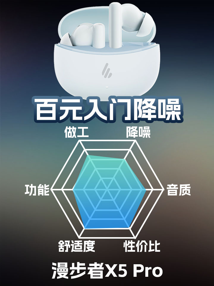 漫步者X5 Pro降噪无线耳机体验