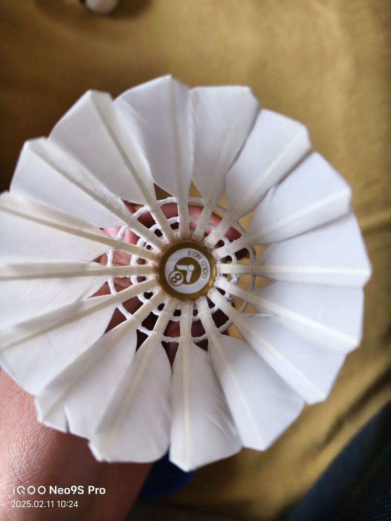 毛片均匀，飞行稳定，很耐打