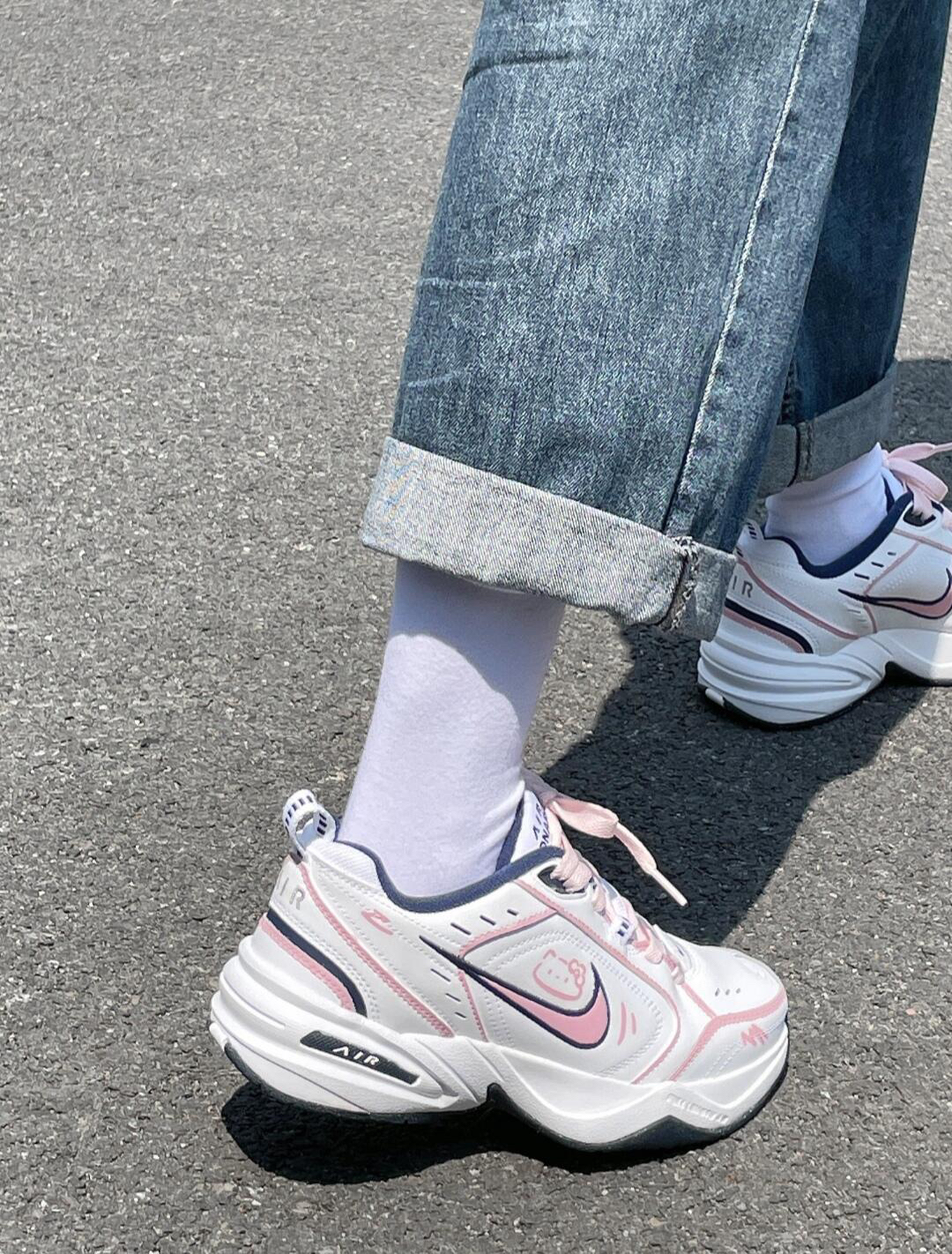 少女心被拿捏了!粉色Nike老爹鞋好好看!!