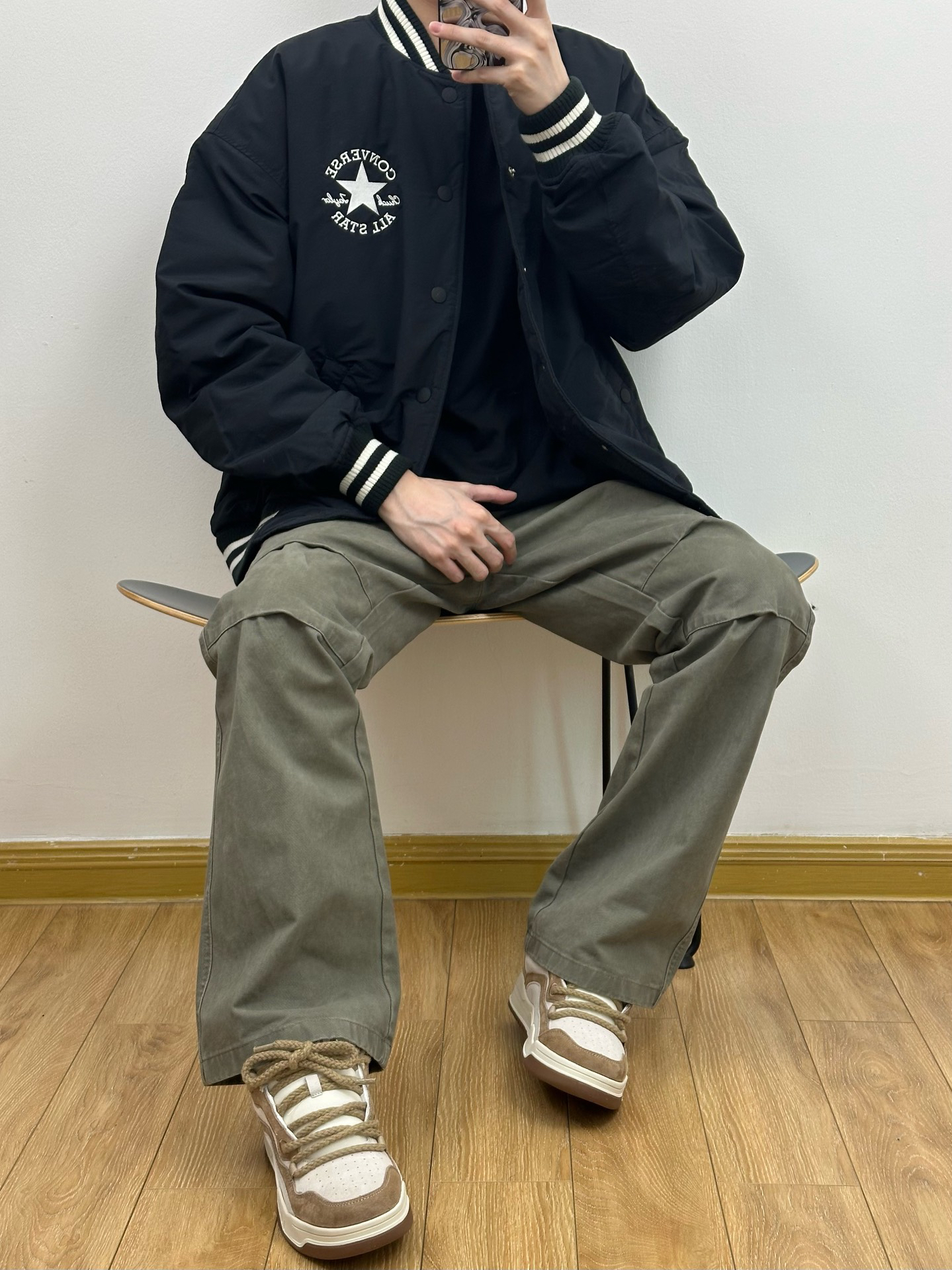 ootd｜普通男生试试棒球夹克穿搭帅的过分🔥
