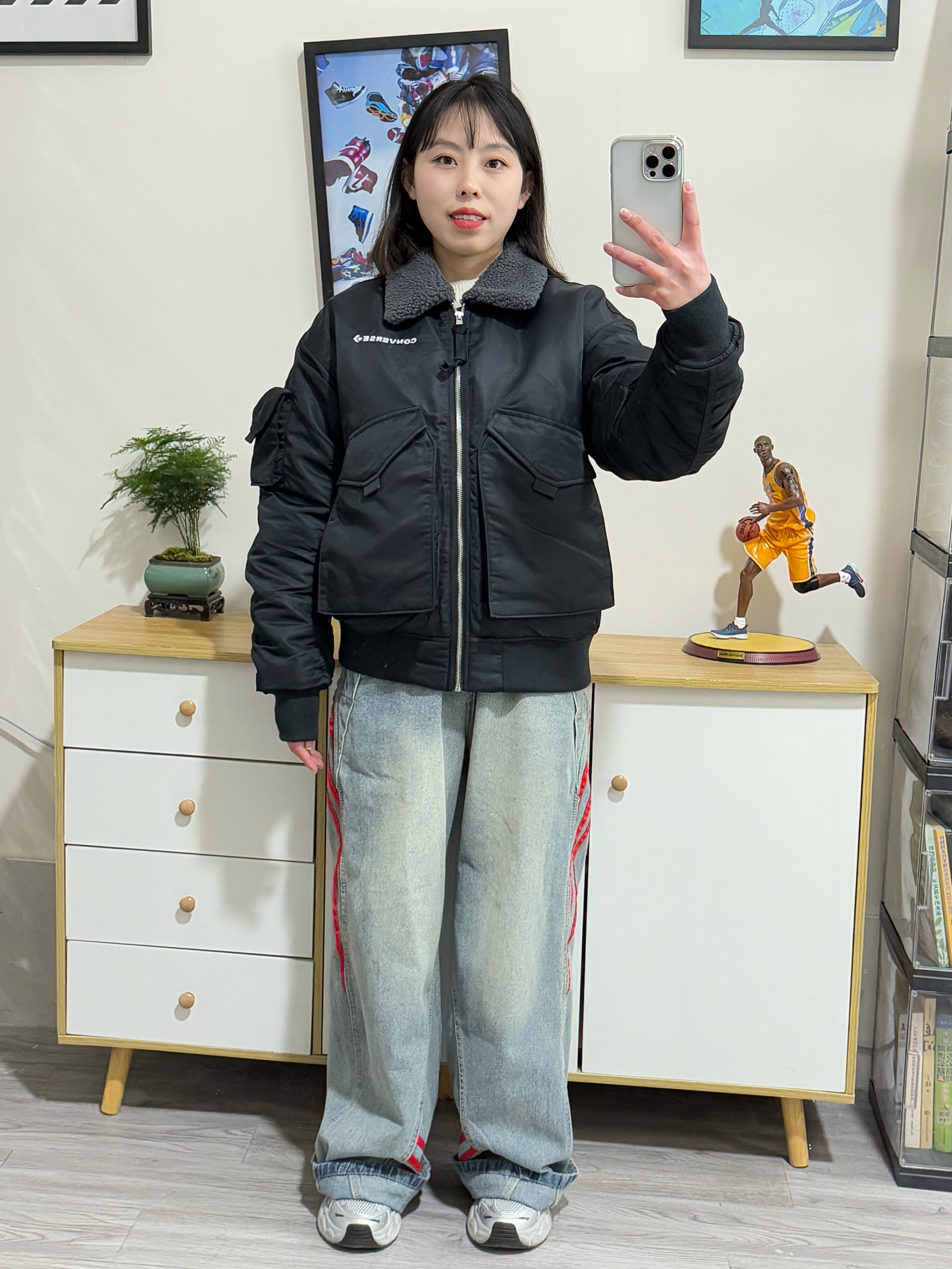 有型的一款匡威夹克棉服❗️
