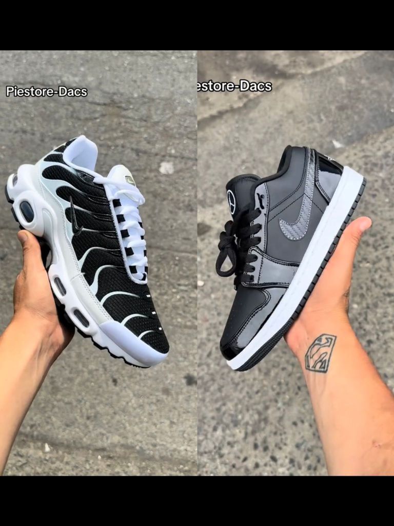 🌌「黑洞缓震吞噬三维疲惫」｜⚡️「OG代码暴走四维潮汐」：Air Max Plus与AJ1低帮正在