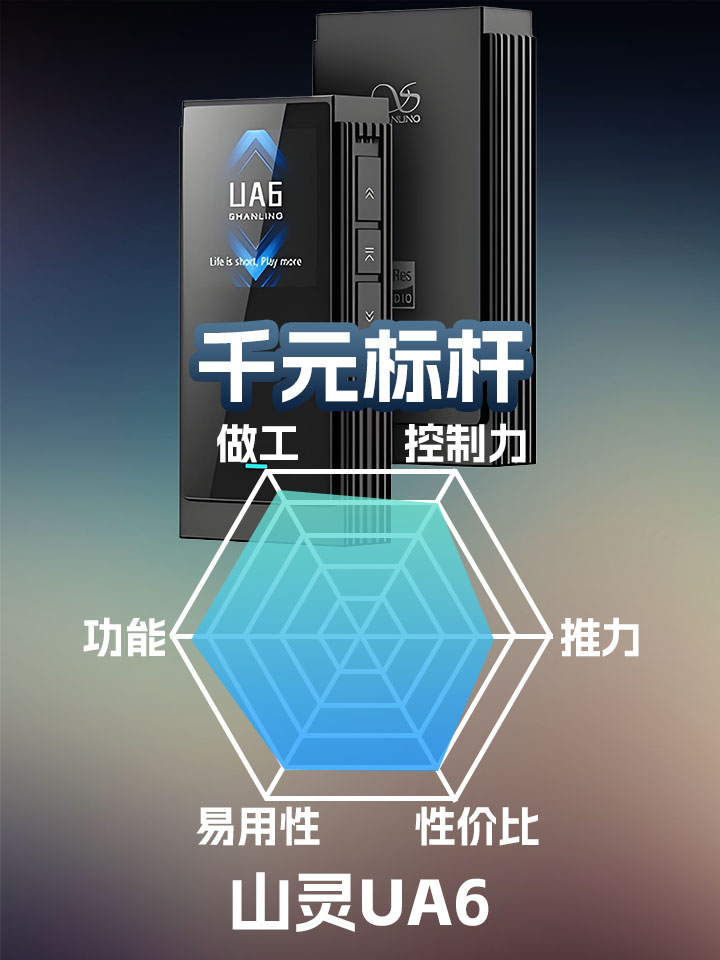 山灵UA6小尾巴解码耳放有线耳机体验