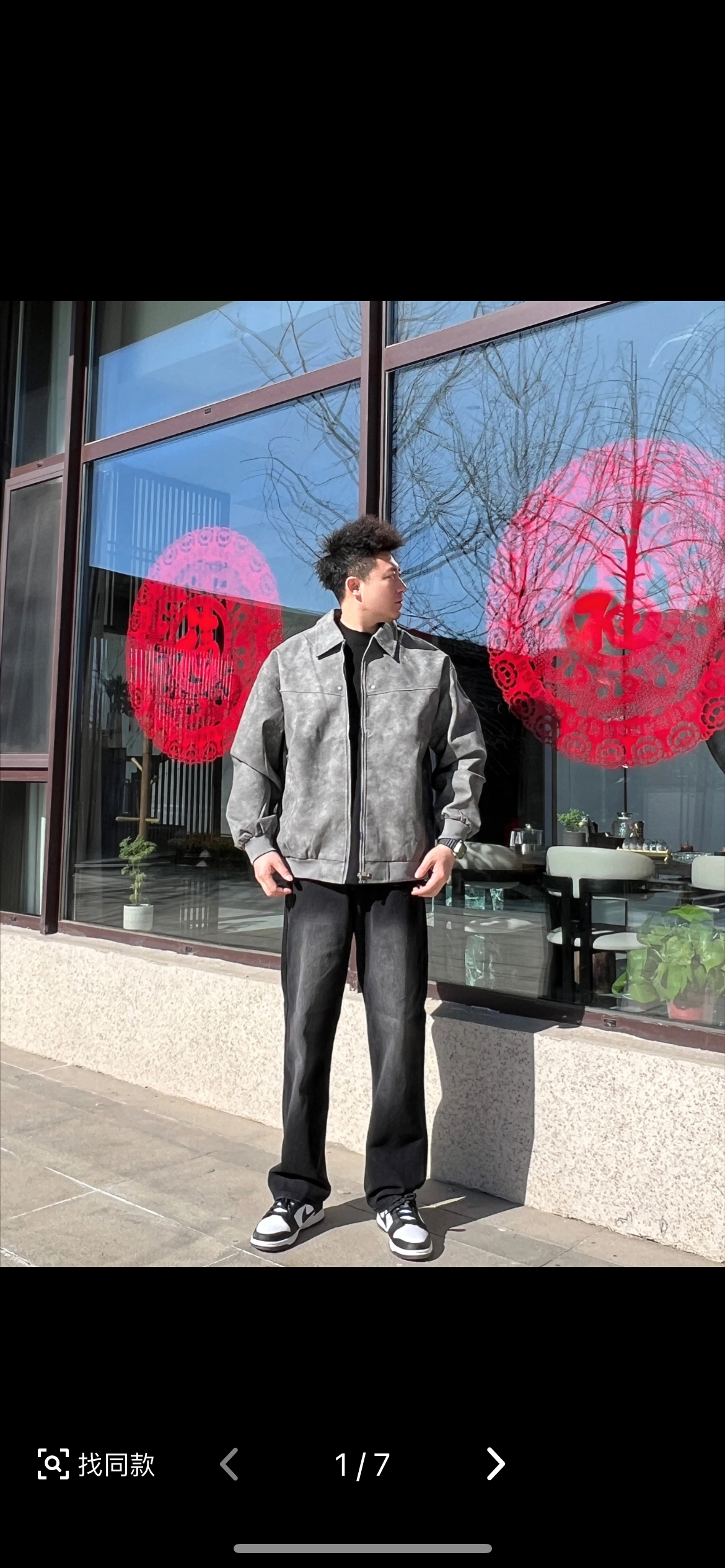 Greatluia 一穿就成为焦点的皮质夹克
