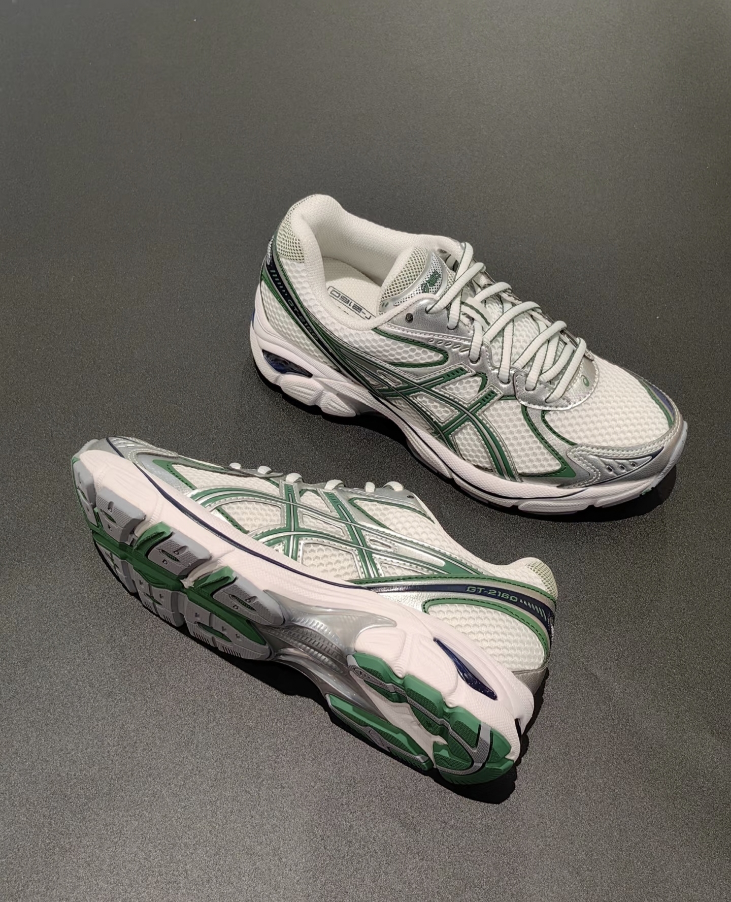 💥【千禧风复古跑鞋】Asics GT-2160，白银绿超亮眼！