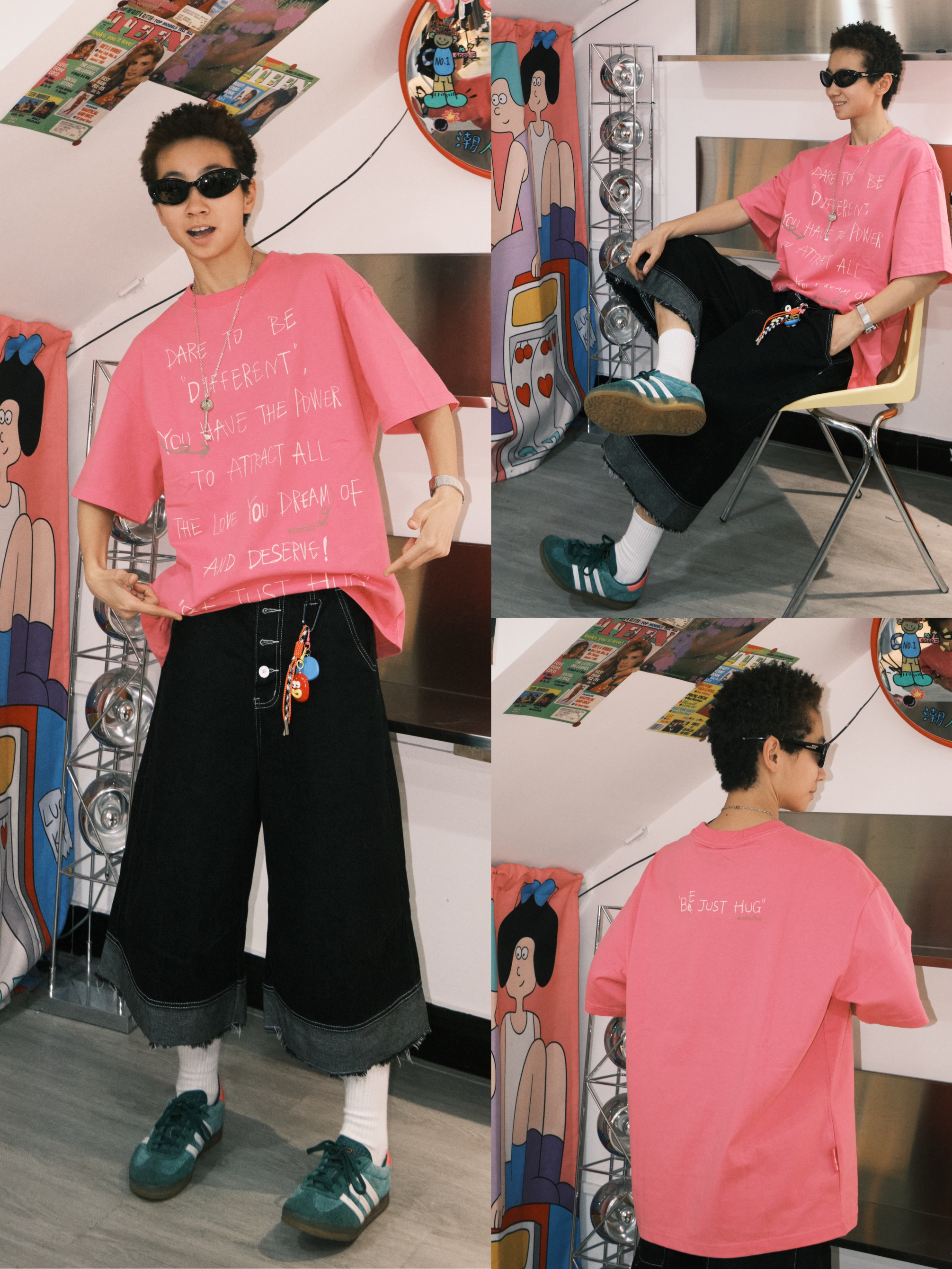🌸 粉T才是户外多巴胺开关｜3秒解锁「少年感温差」