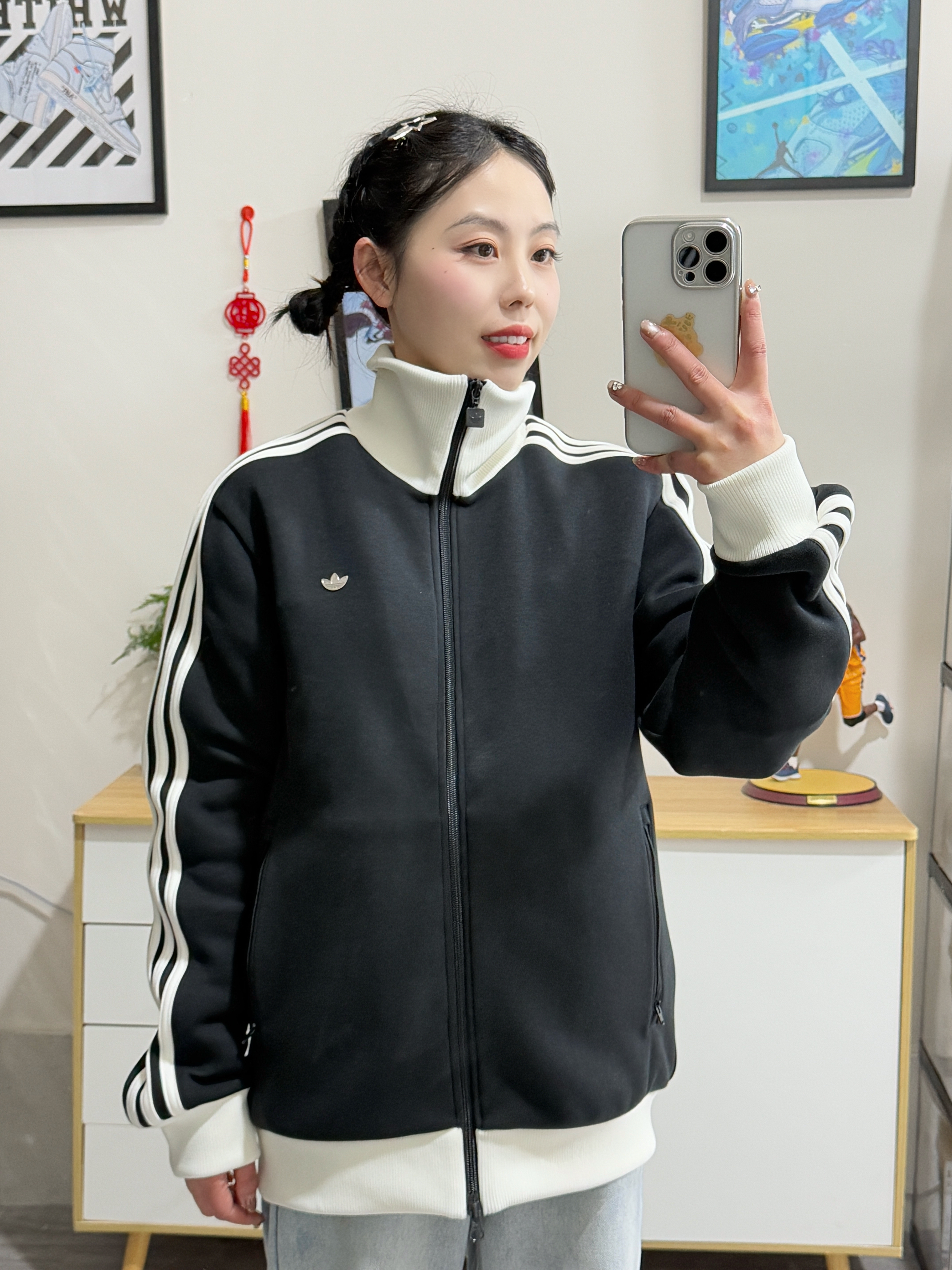 好穿又好搭的阿迪复古三条杠❗️