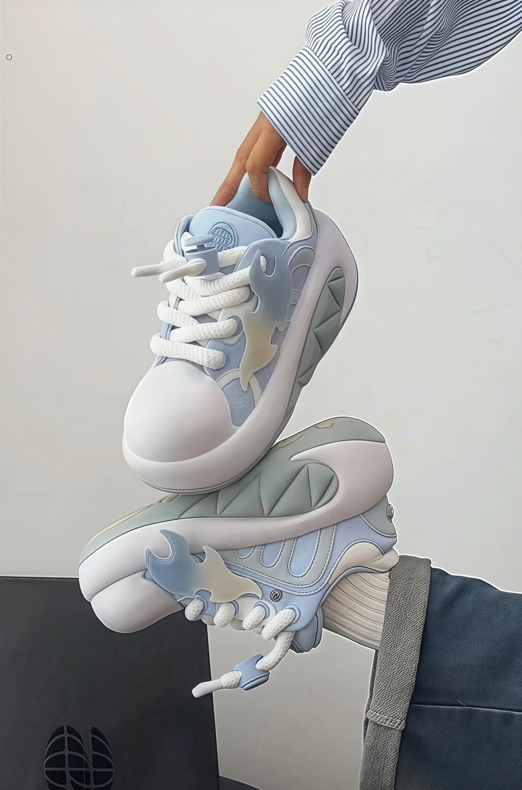 CHIKOKU蓝色女款老爹鞋,凭啥说样样在行?