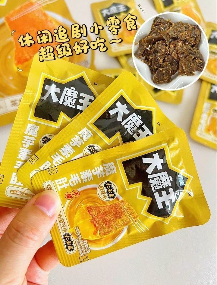 【一口入魂的魔芋魔法✨】盐津铺子麻酱素毛肚实测安利！