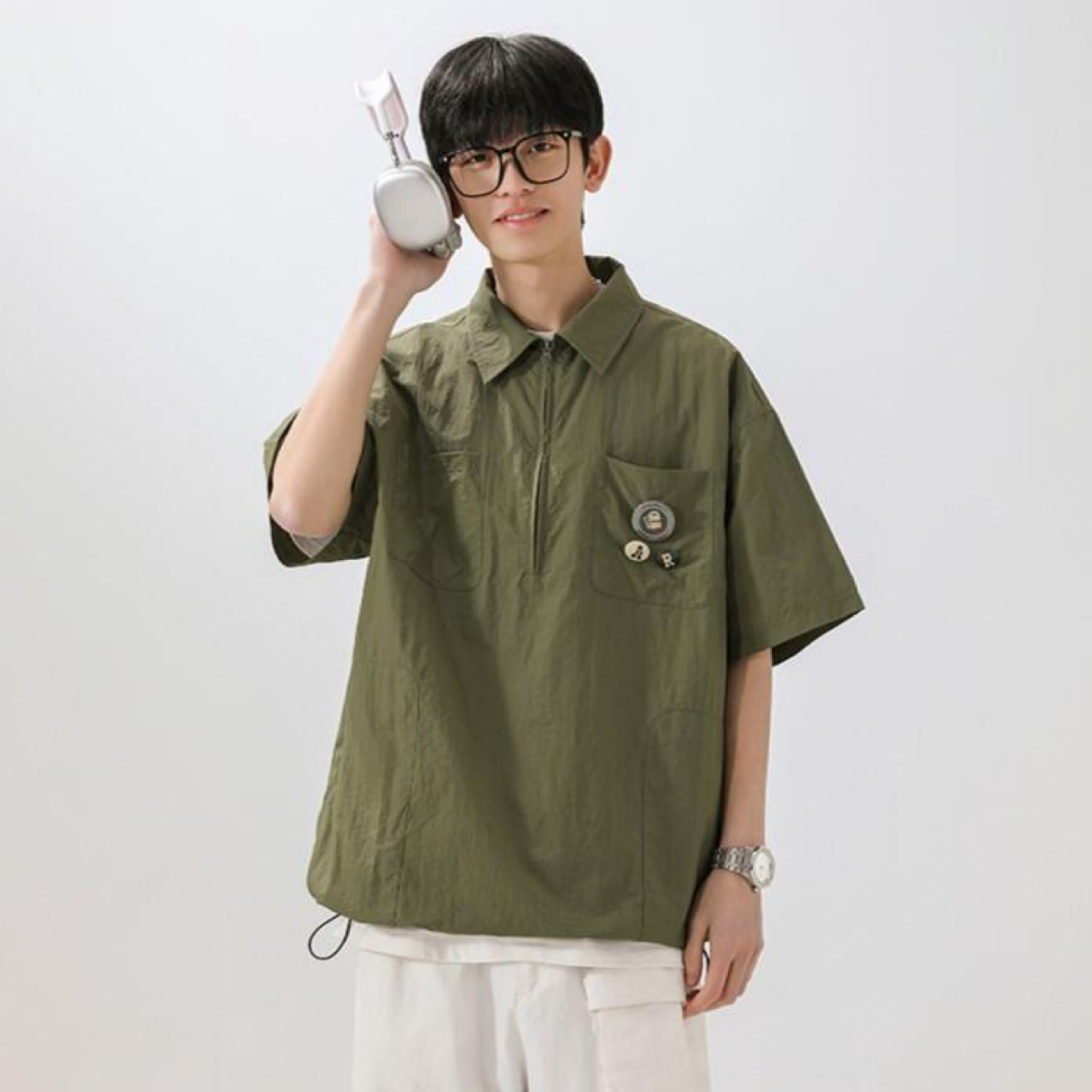 💫日系工装衬衫，夏日休闲新选择👕