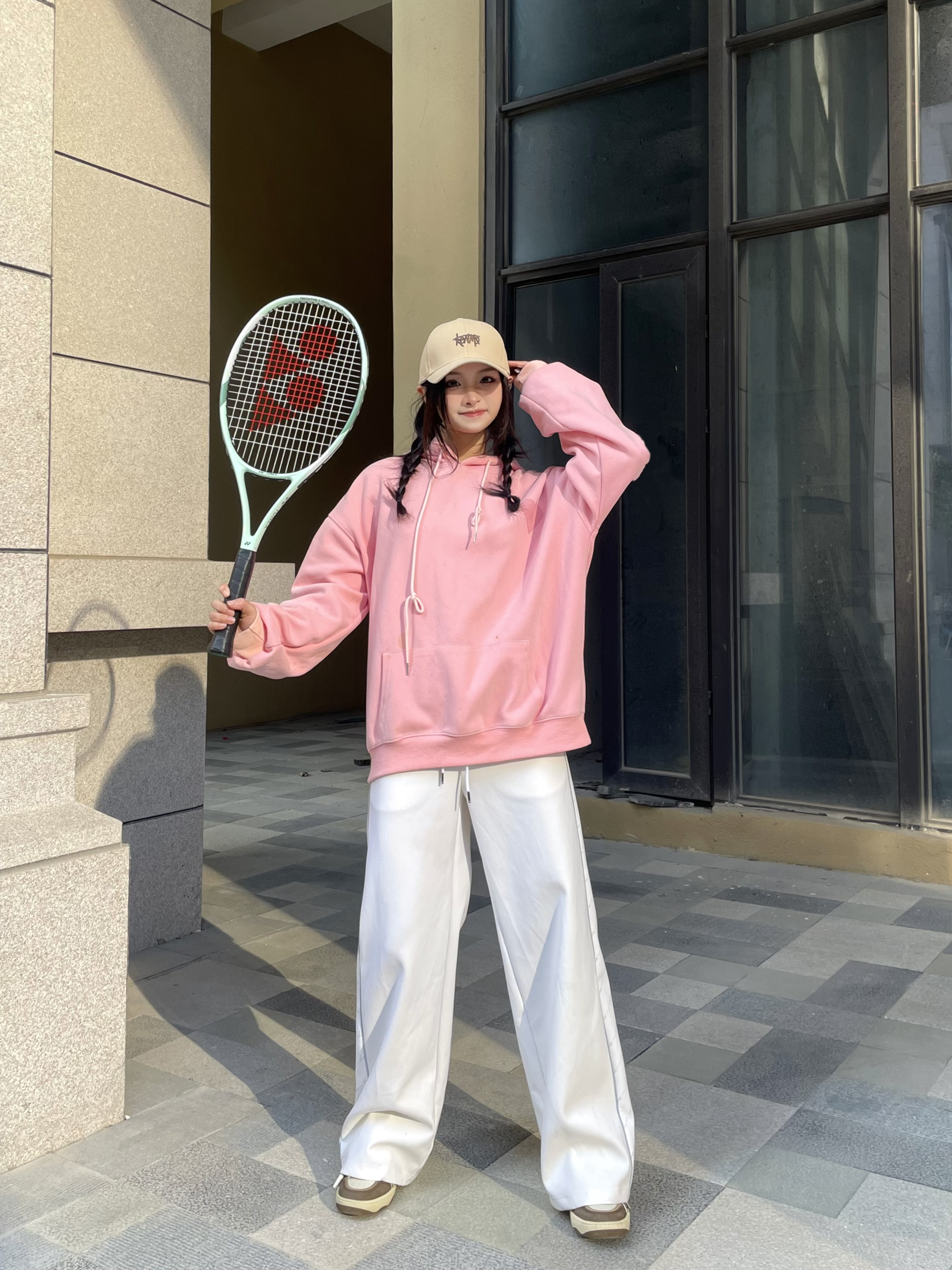 网球少女🎾用欧若风打开春天～