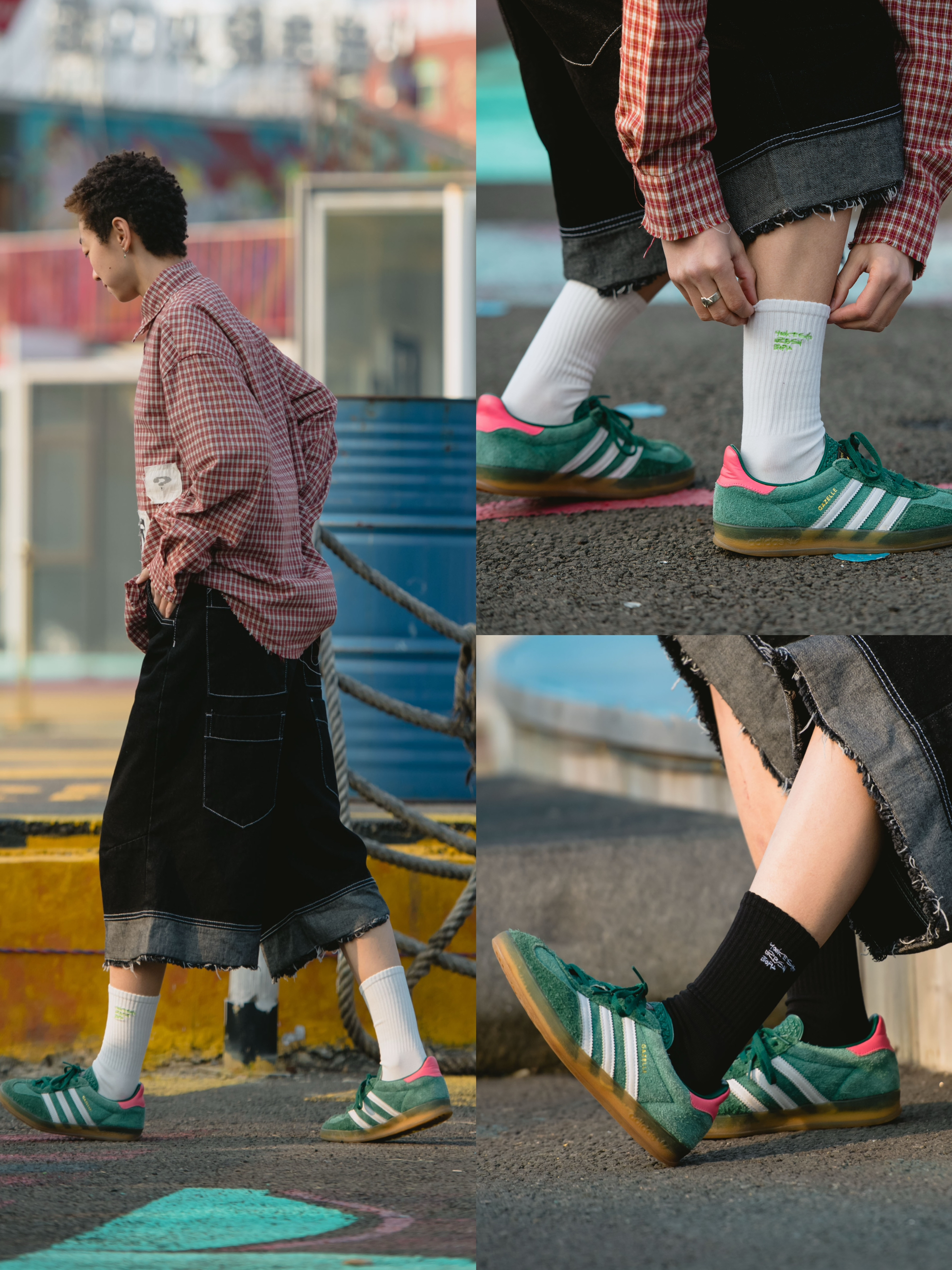 美式复古街头氛围感穿搭来也