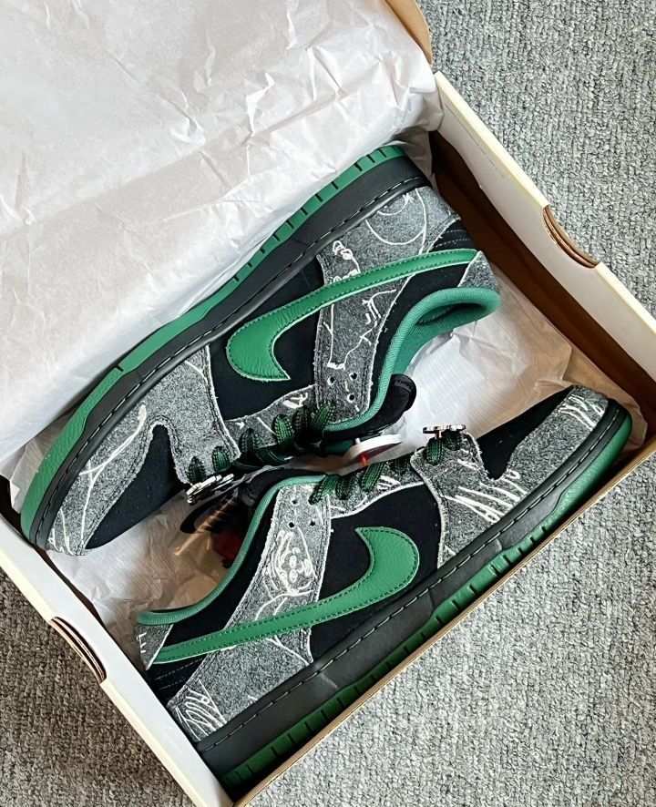  速看！There Skateboards与Dunk SB的联名潮鞋，帅爆了
