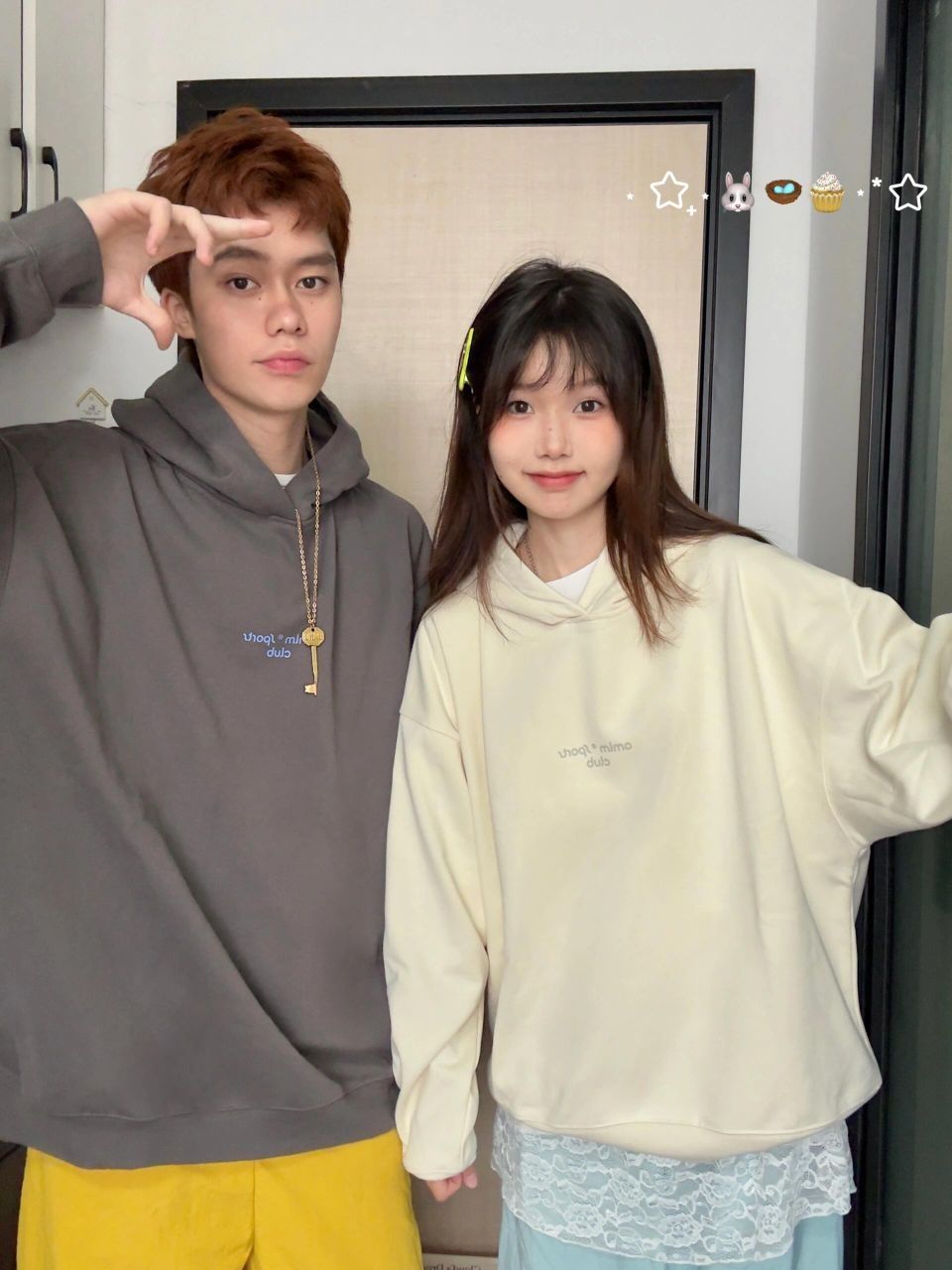 解锁情侣自拍新姿势!秋冬ootd✨