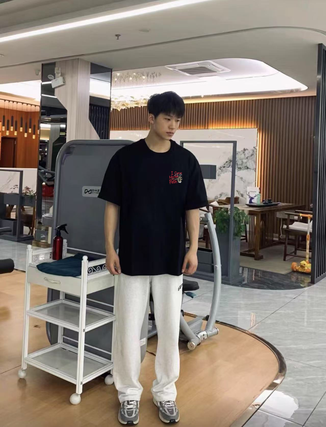 XDFM宽松短袖T恤hiphop美式字母滑板设计重磅西海岸纯棉半袖上衣