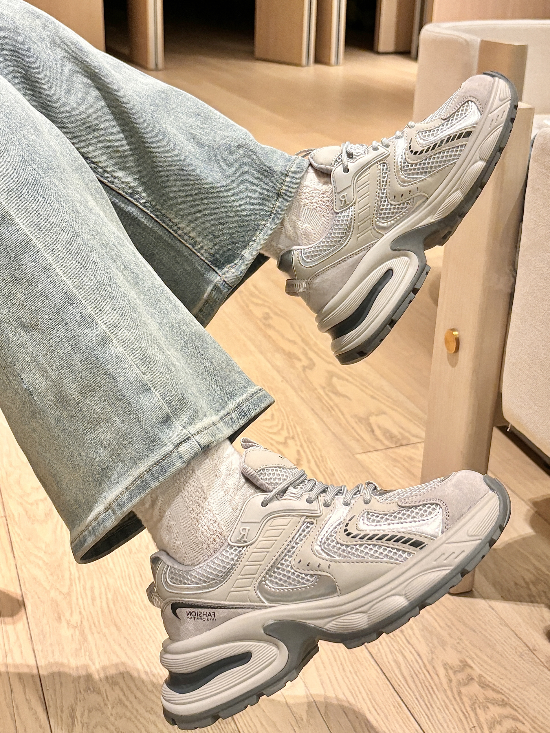沃趣❗️这简直是我的梦中情鞋|⛓️复古银老爹鞋