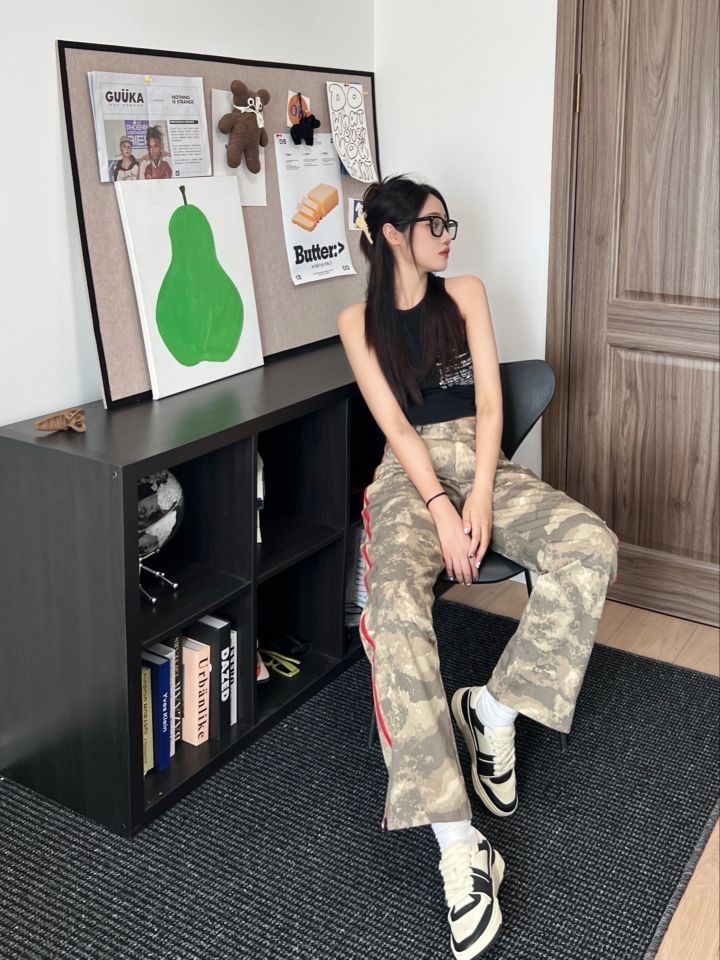 OOTD ｜今日穿什么💬背心➕迷彩裤 清凉一夏🧊