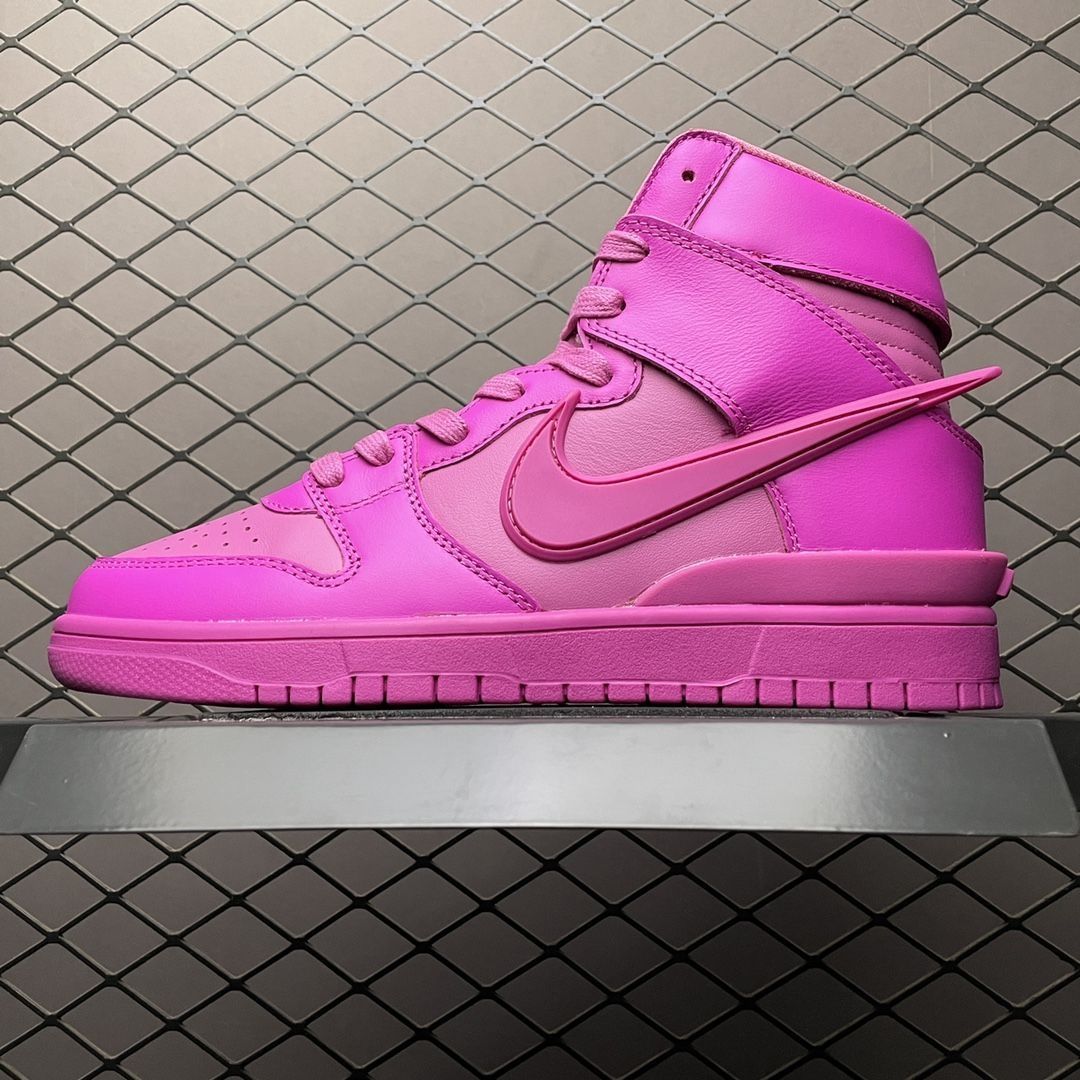 AMBUSH x NK  Dunk High "Cosmic Fuchsia"  脏粉 CU7544