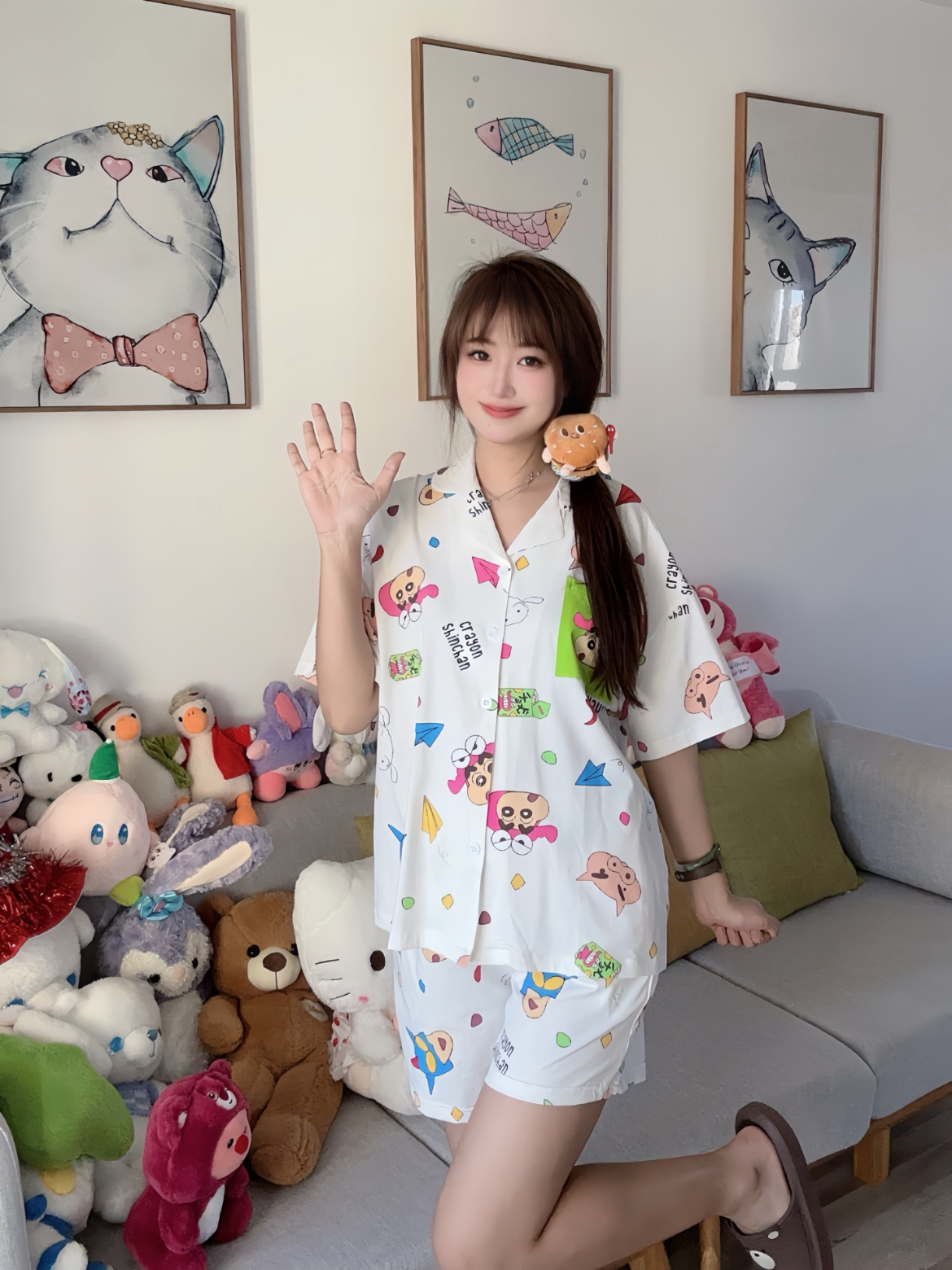 宫蝶 一年四季都能穿的睡衣