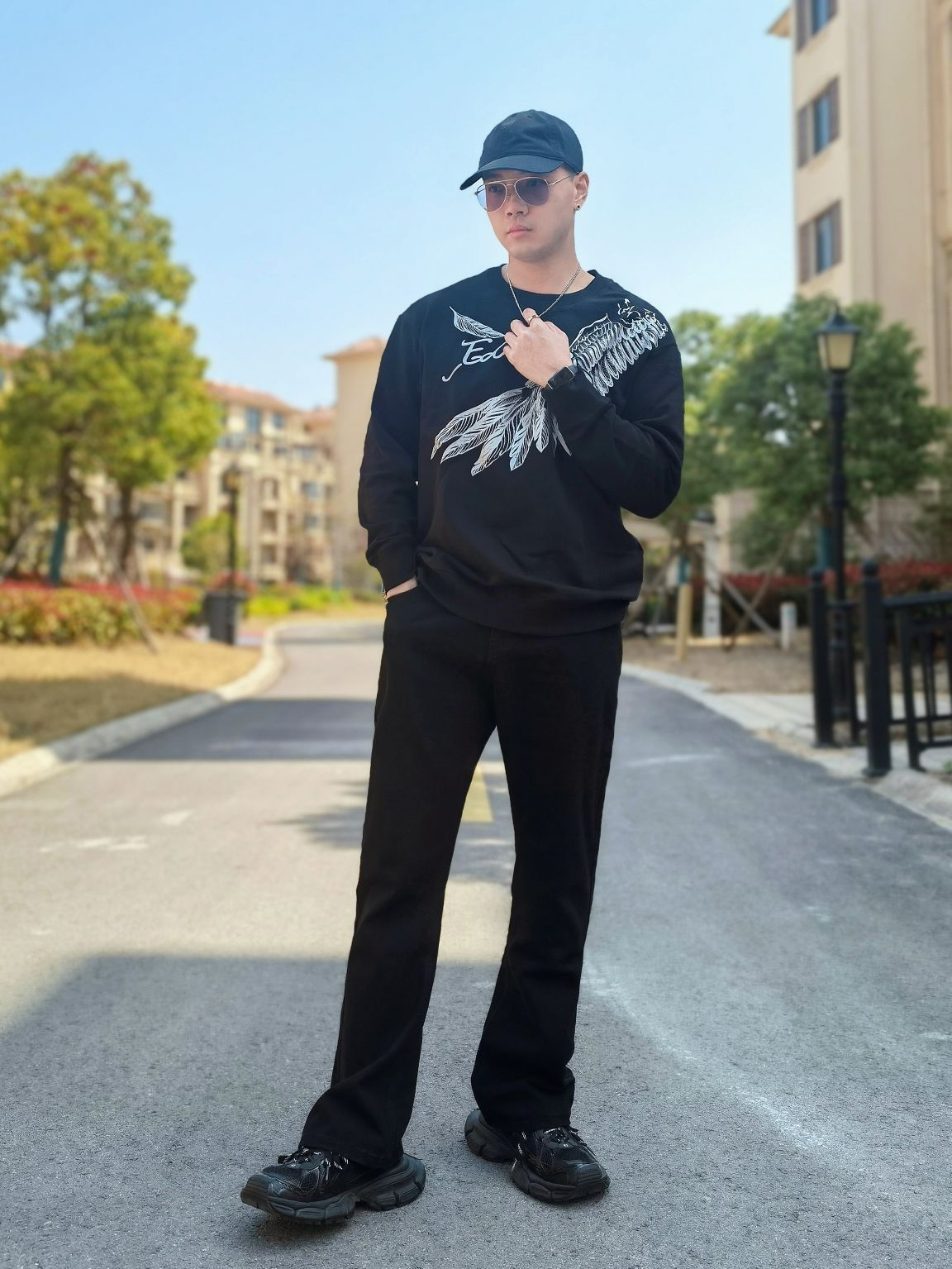 OOTD｜一条微喇牛仔直接拿捏美式高街风