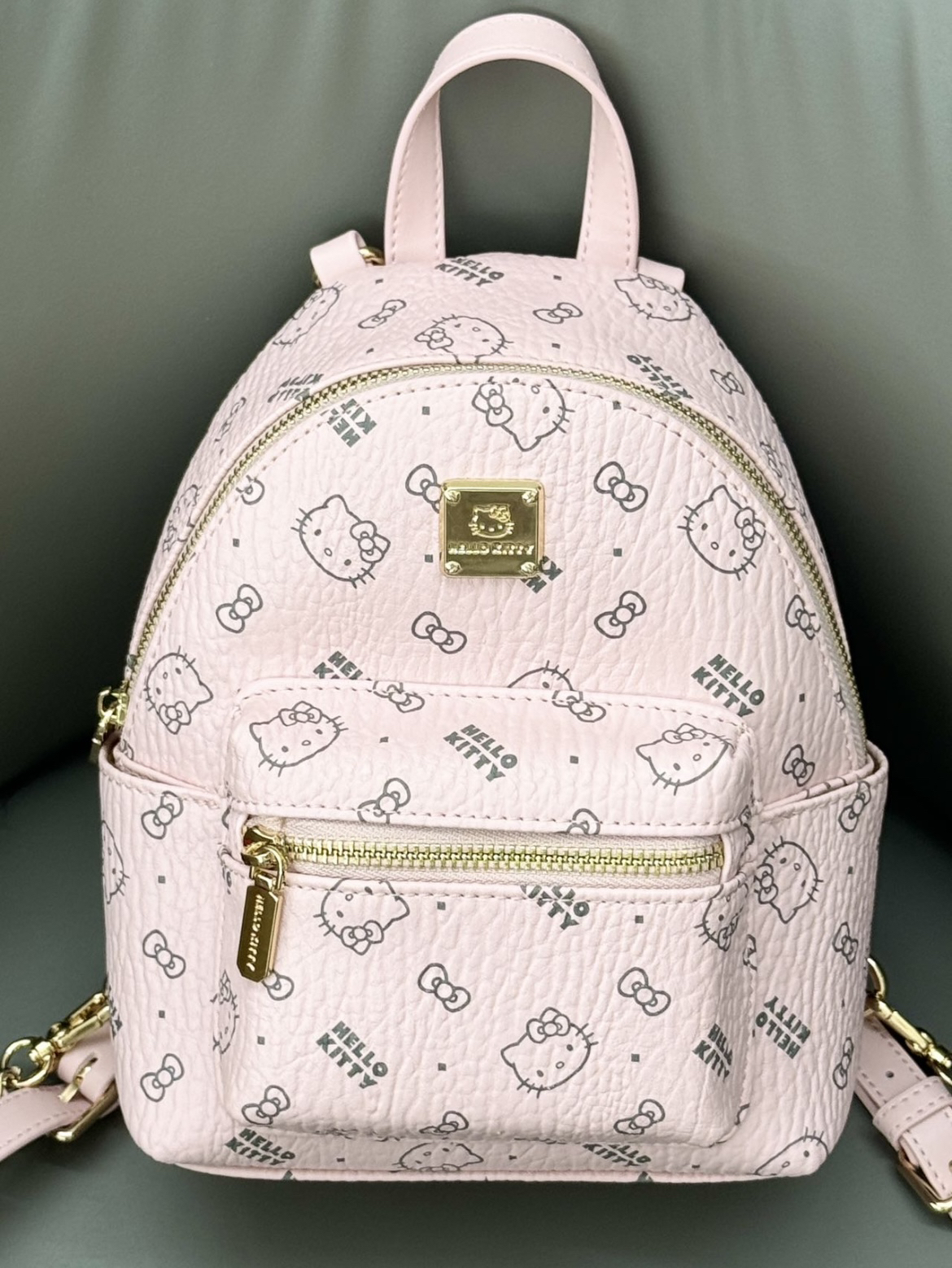 介和Hellokitty粉色包包有点可爱……