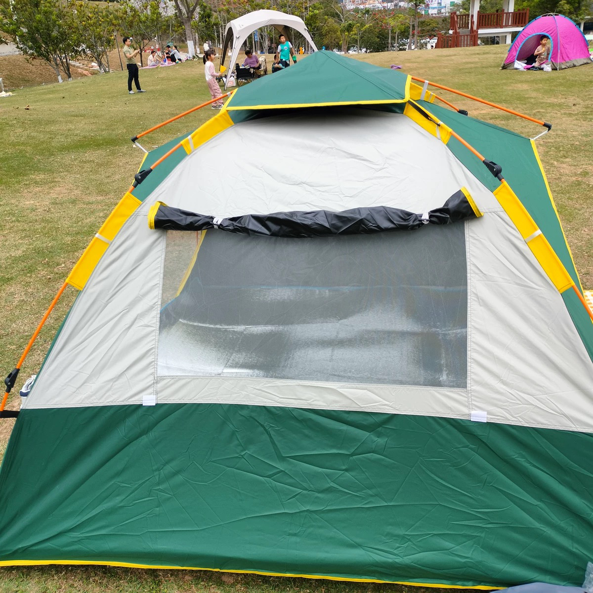 百元速开帐篷我终于有啦✅好玩不费妈❣️
