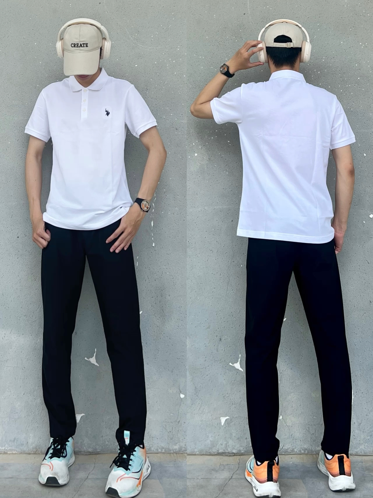 潮流polo衫穿搭👀
