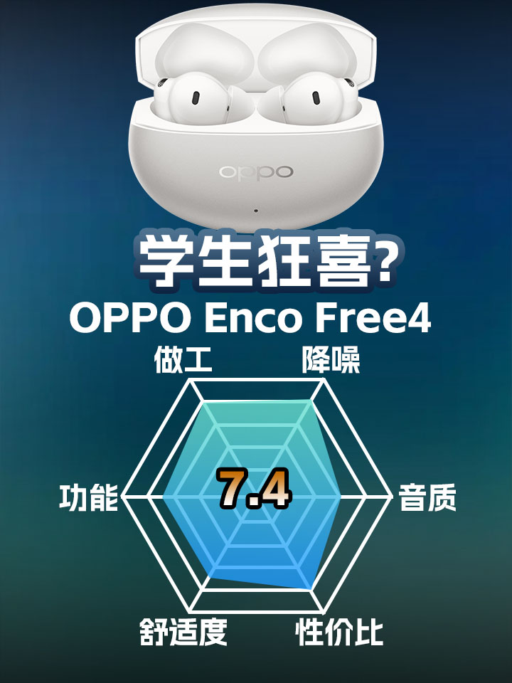 OPPO Enco Free4降噪真无线耳机主观评测