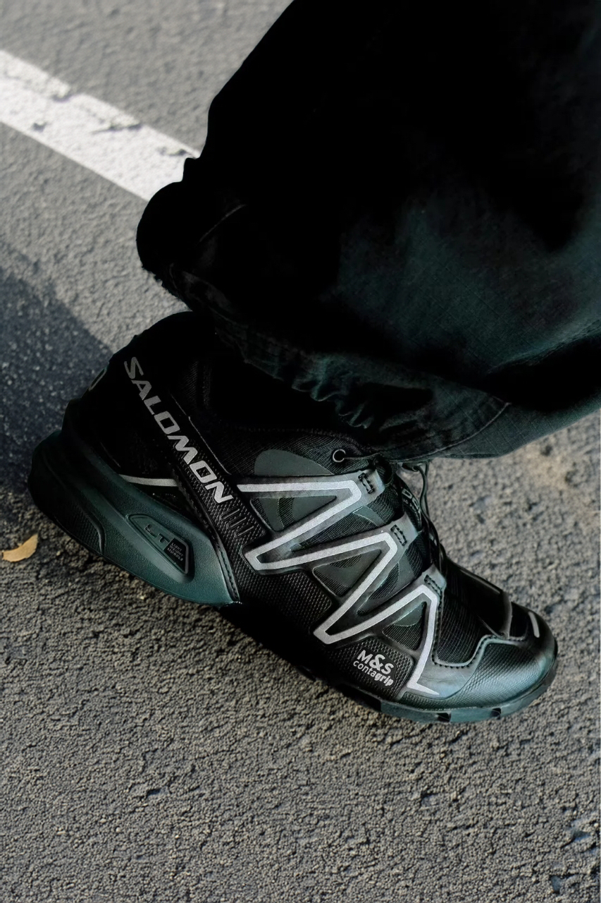 Salomon 全黑3M反光night系列也太酷了吧