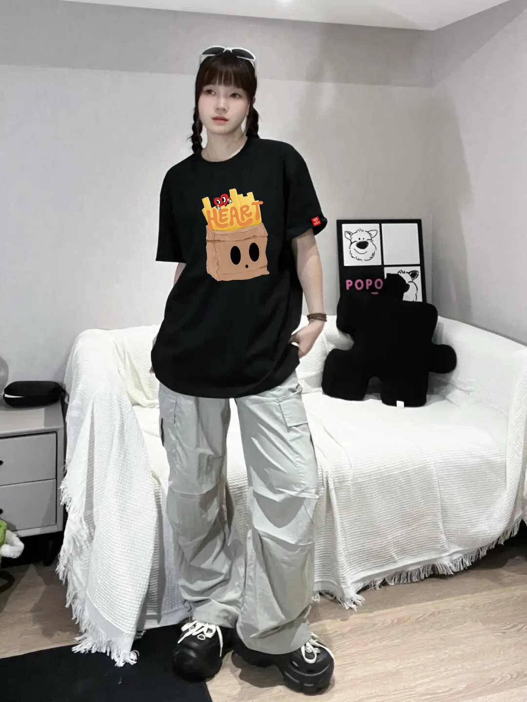 OOTD|这么可爱的短袖你舍不得穿吗？