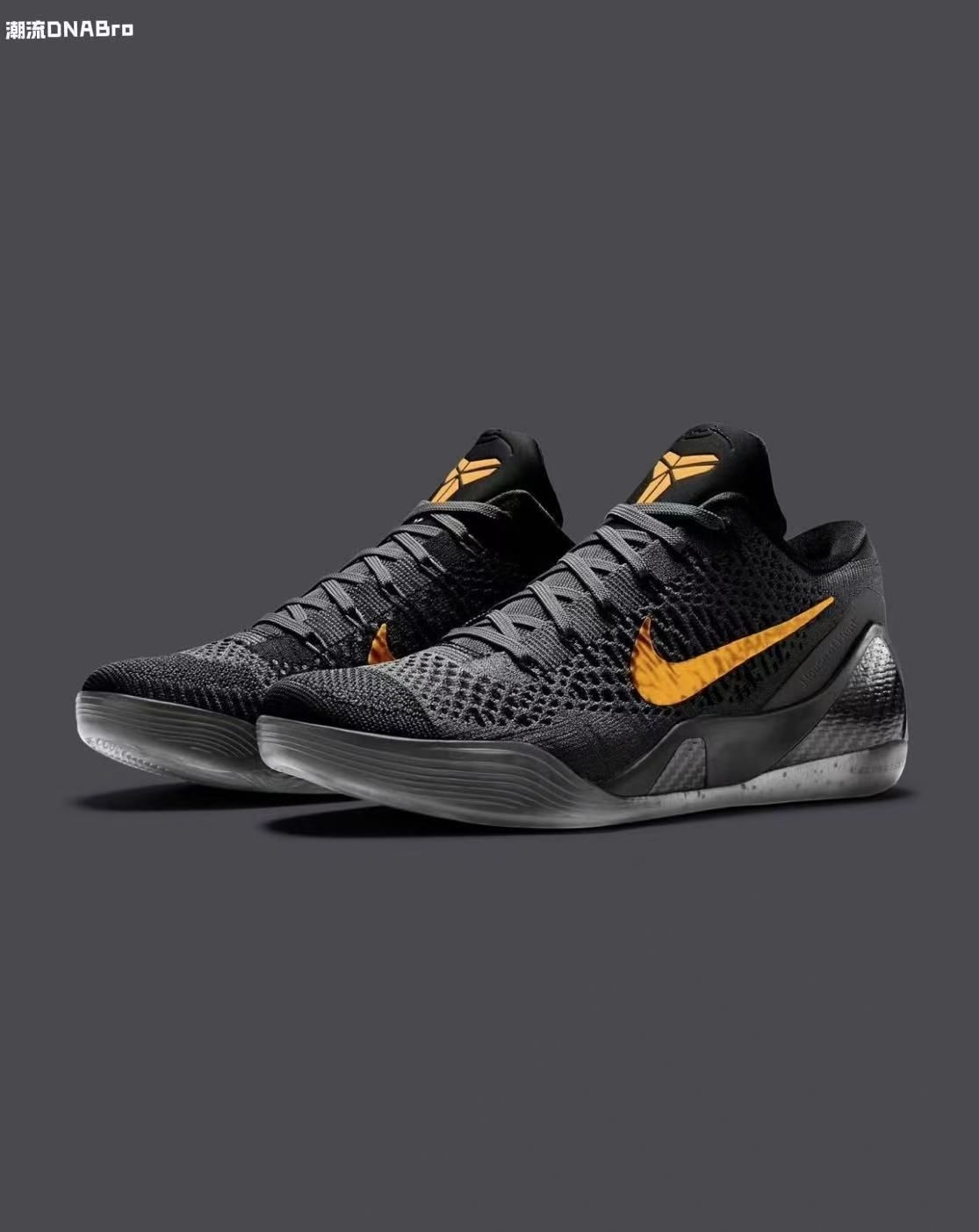 《Kobe 9 Elite Low “Black/Gold”：黑与金的极致碰撞，演绎传奇战靴新风采》