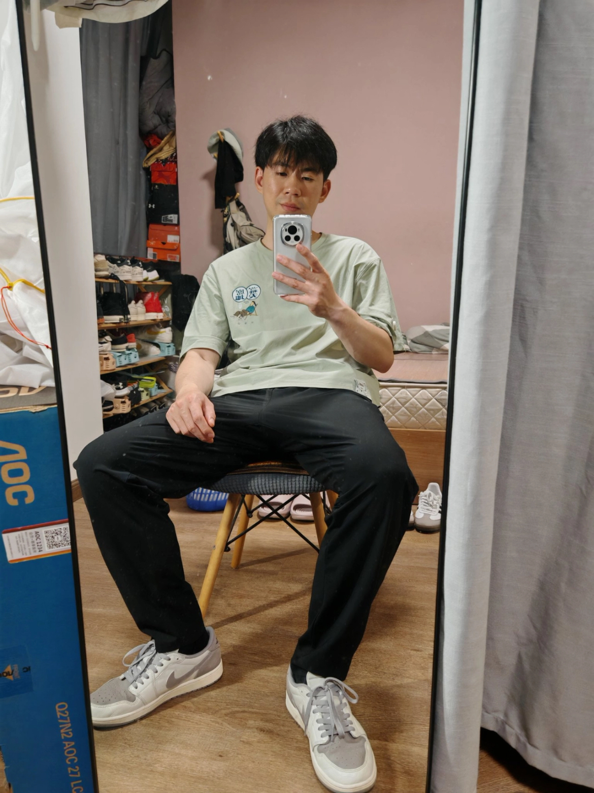 Anta 这条长裤太适合夏天了~