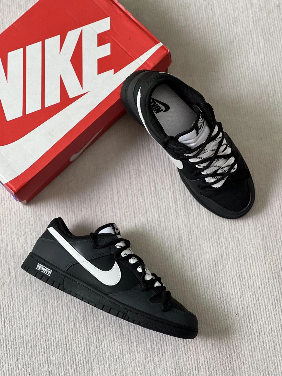 简约低奢毒液元素|低帮DUNK板鞋这款Nike dunk熊猫低帮板鞋还不错噢