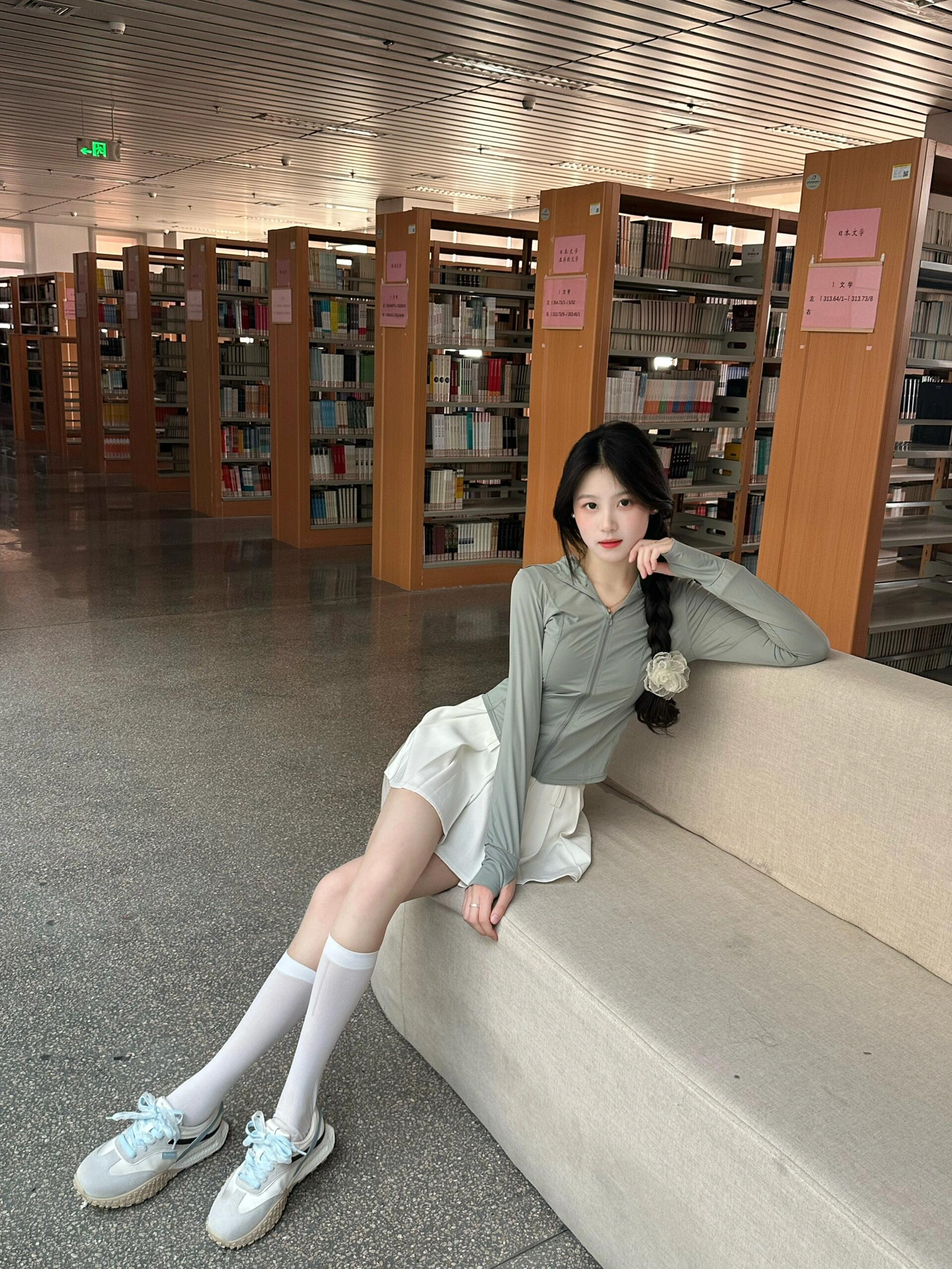 🎉百褶裙运动风甜美，这个春天拍照真的超级