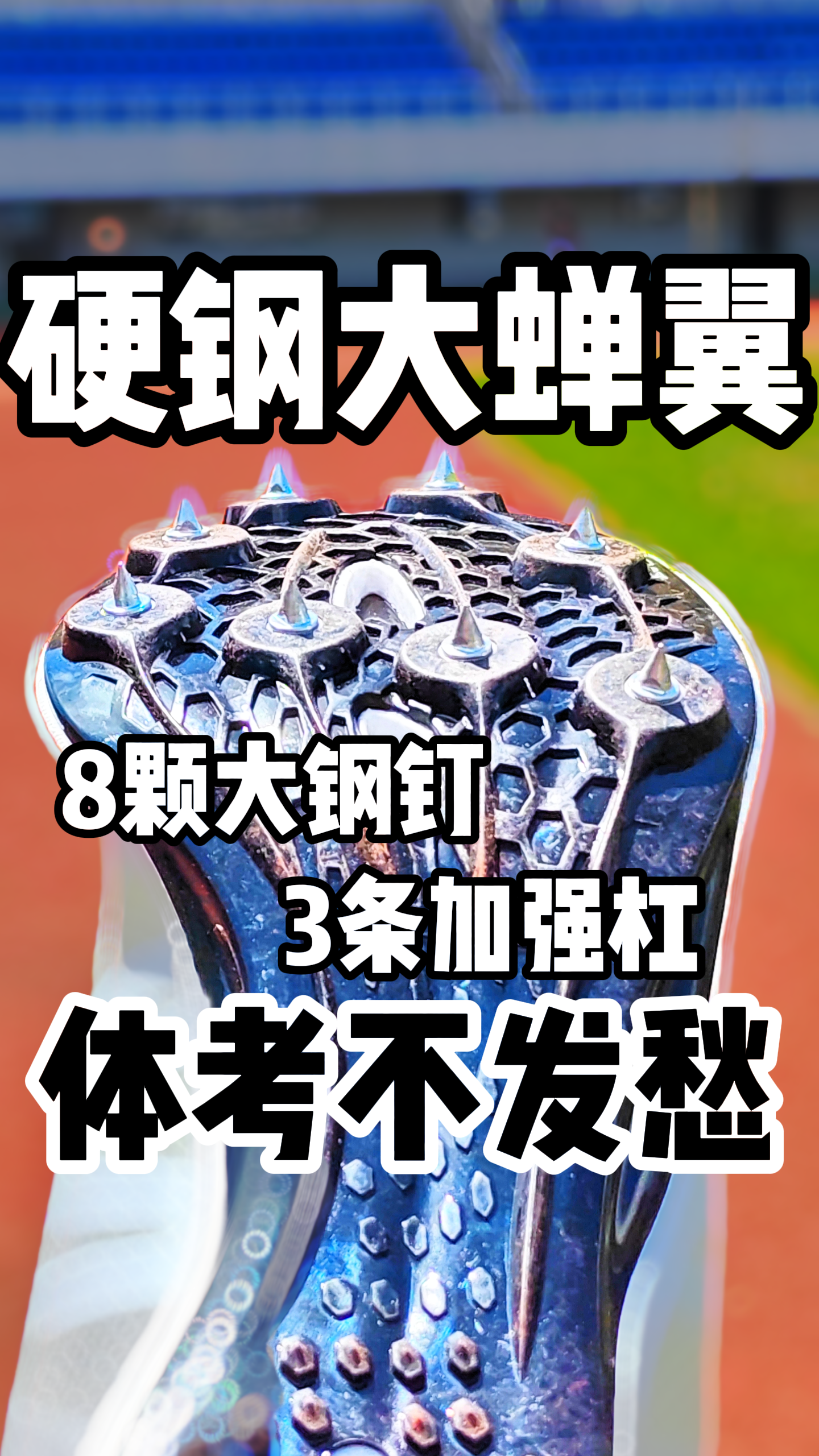 8大钉，3条杠，硬钢大蝉翼⁉️