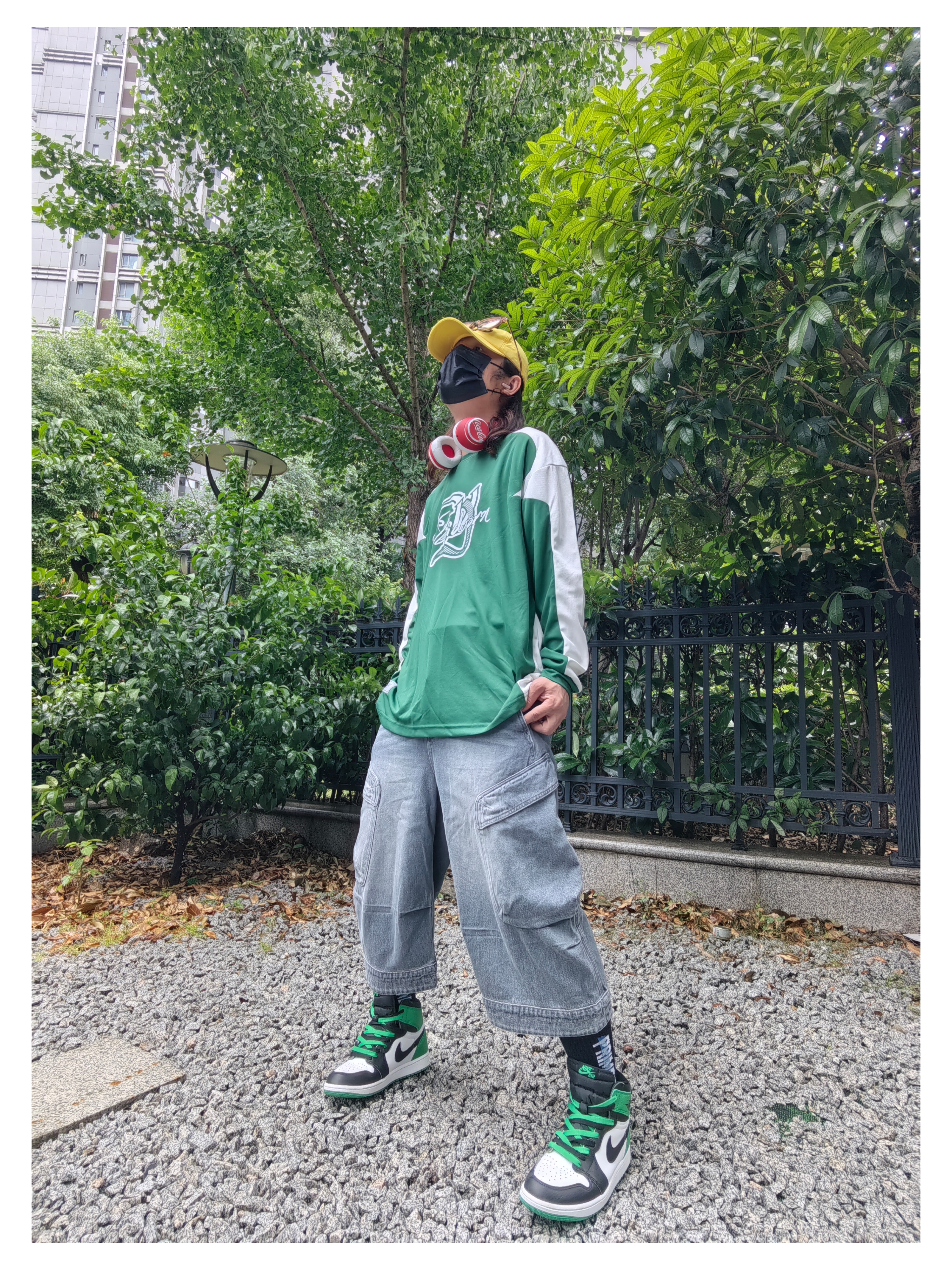 春夏多巴胺色系运动休闲风穿搭