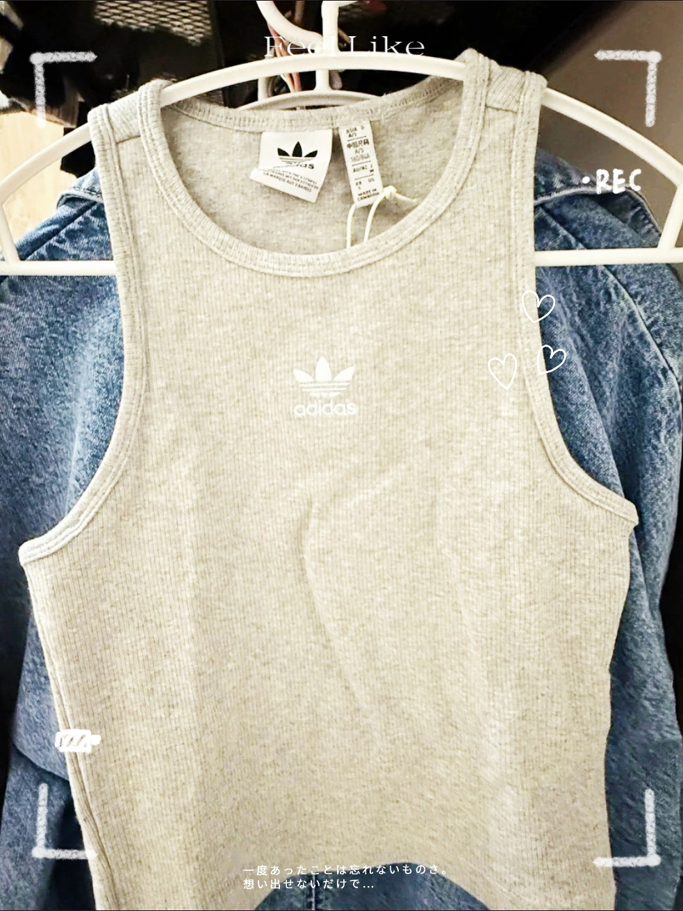 🔥 三叶草女款运动背心显瘦到离谱，春夏天穿它直接瘦成纸片人👗