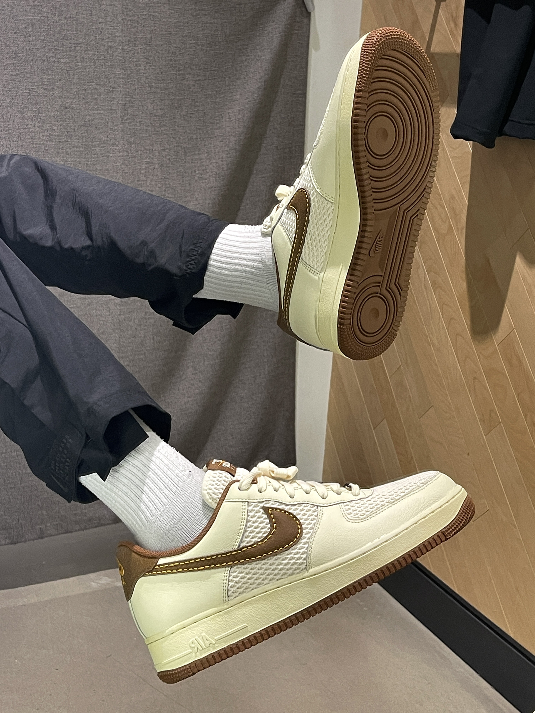 做旧Nike板鞋｜焦糖玛奇朵☕️