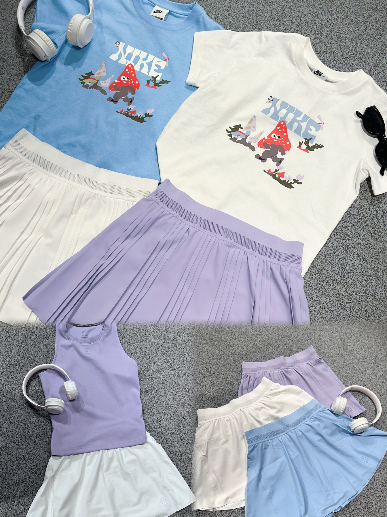 Nike｜夏日多巴胺🩵网球系列🎾也太嫩了叭❗️