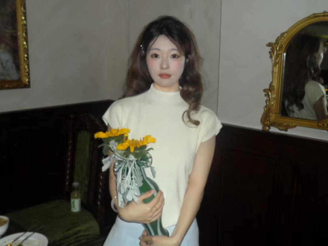 复古文艺少女下午茶穿搭