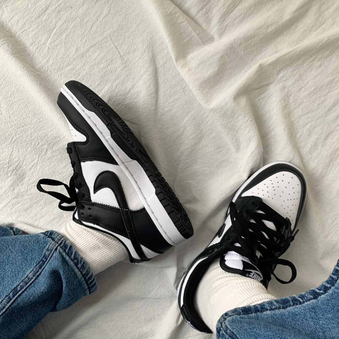 👟超经典百搭 | Nike Dunk "Black" 黑白熊猫板鞋💕