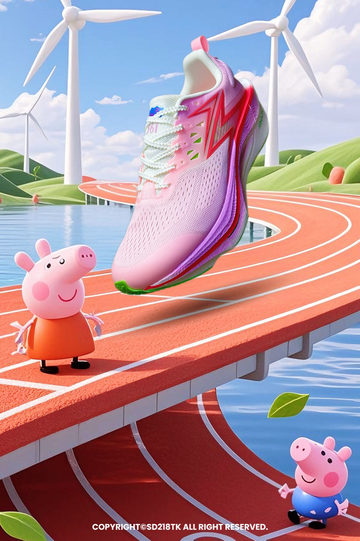 飞燃3ET｜小猪佩奇助力跑步这感觉对了吧