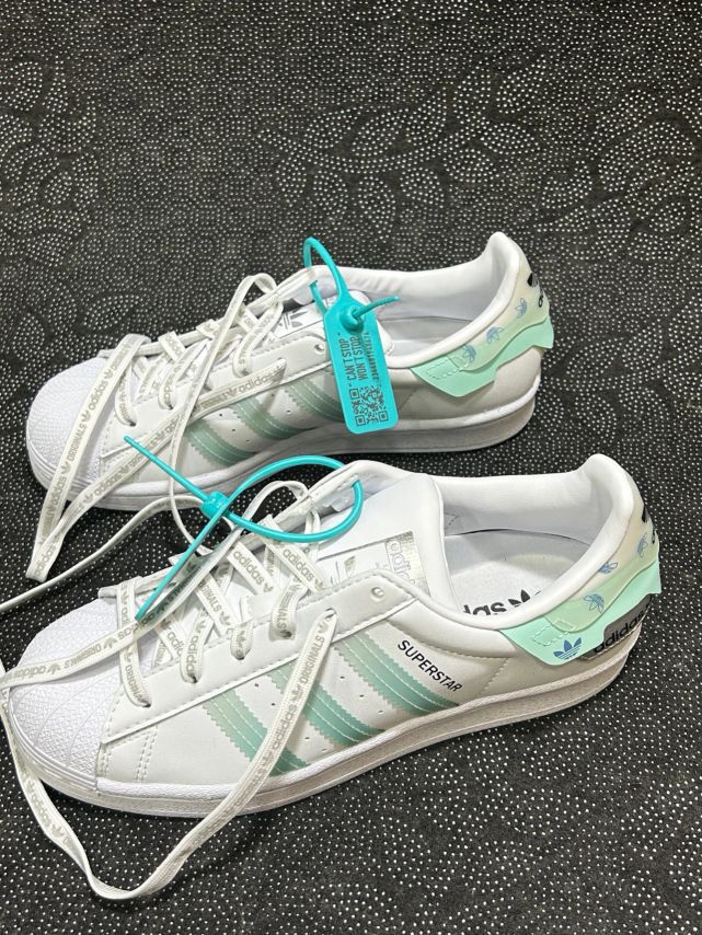 🧊薄荷⭐冰乐~这双Adidas好适合夏天！