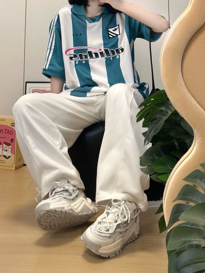 🩵球衣穿搭｜⚽️jerseychic美式复古尊嘟好帅！！|||今日份穿搭分享来啦！🩵
怎么样变洋