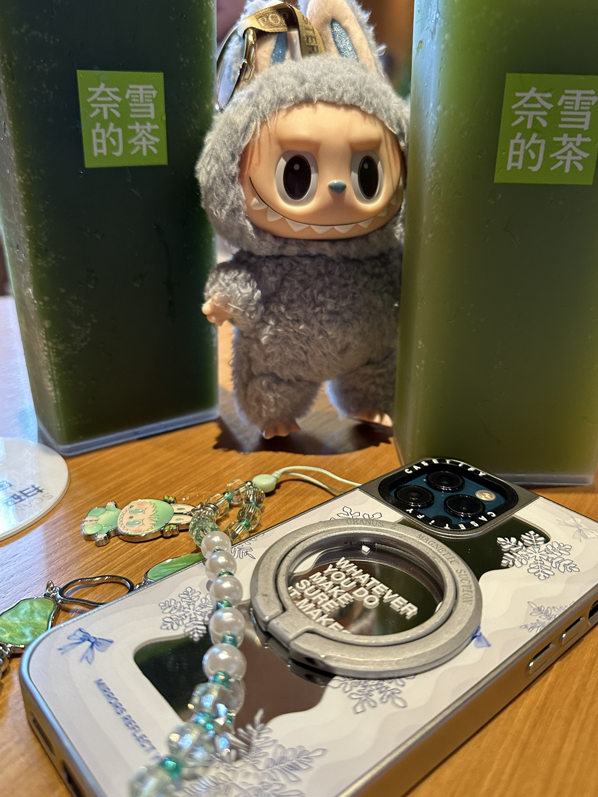 labubu手链配玩偶真的很可爱