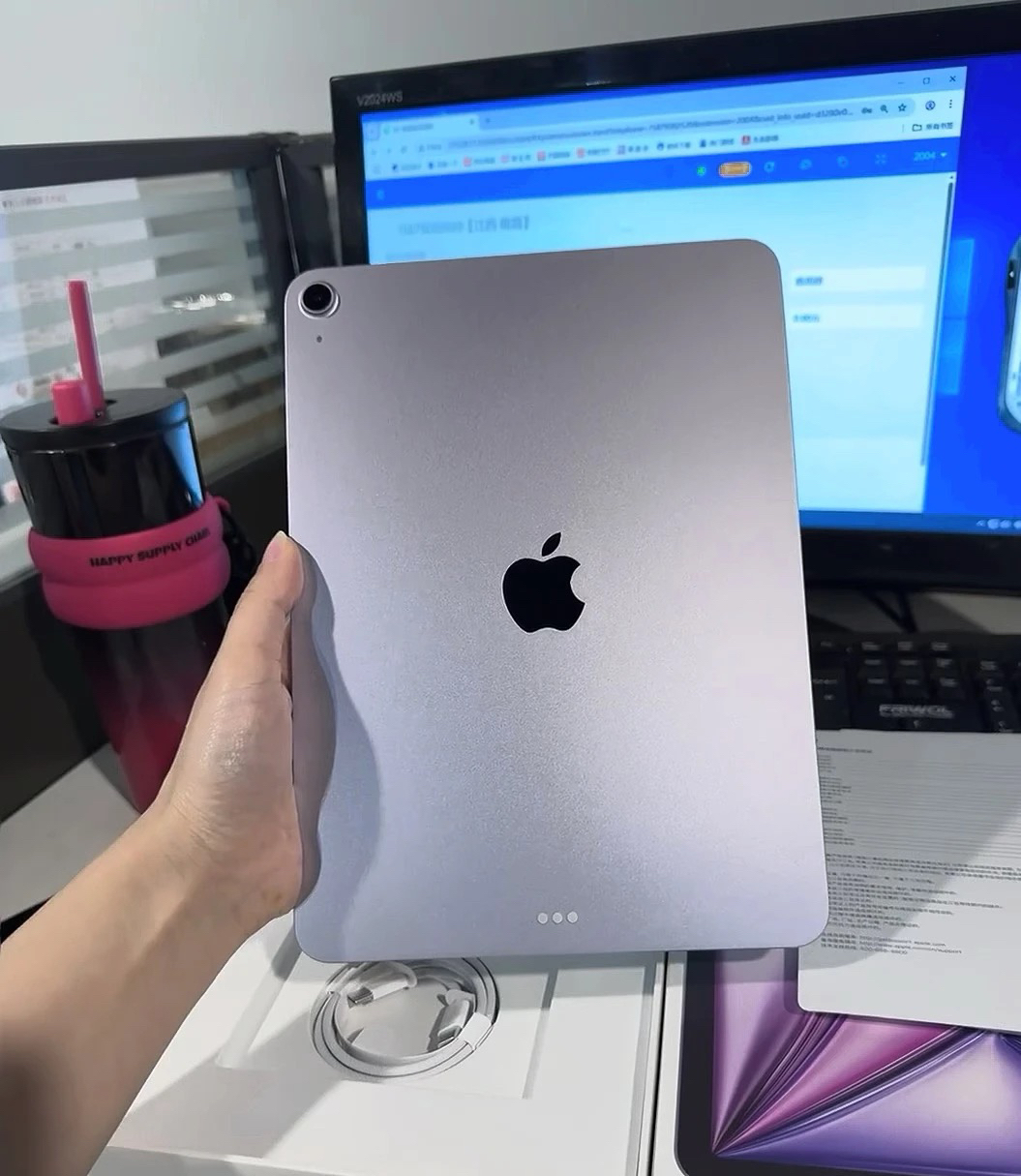 紫色 iPad Air7到手！有什么不懂可来问