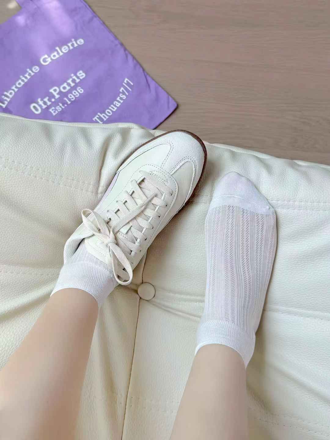 淡人入夏🍧小紫鞋+小白袜～夏天就喜欢甜甜淡淡的呀 