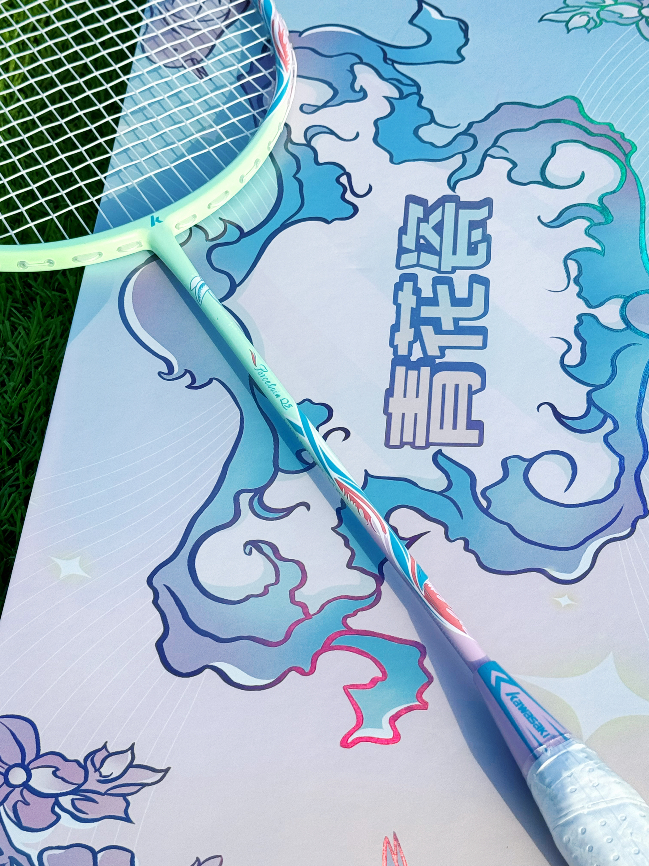 拜托…真的很难不爱这么好看的国风羽毛球拍❗