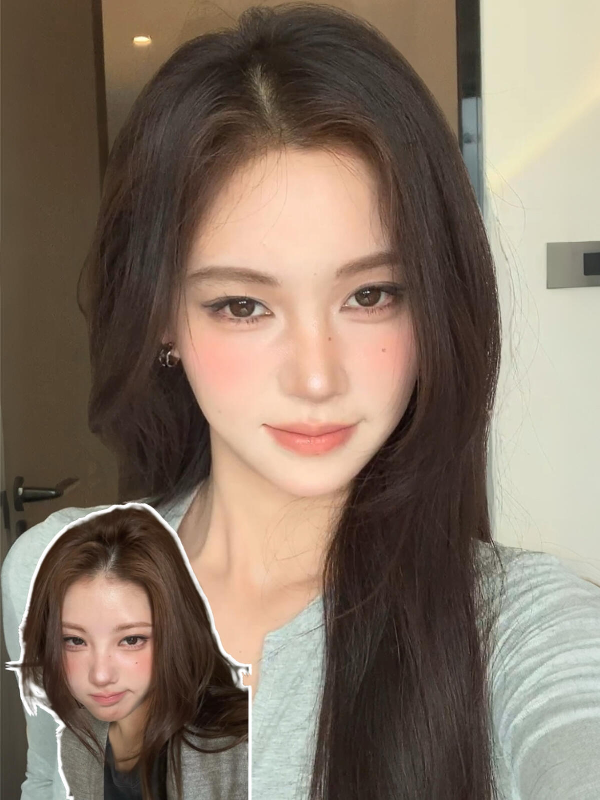 找不准风格的姐妹都来化李彩瑛美式韩妆！韩式混血🍫