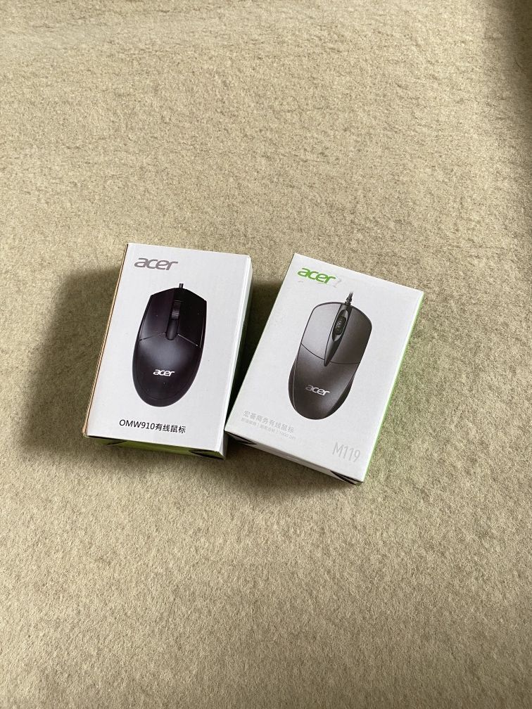 给桌面添点实用小物件～宏碁这两款有线鼠标